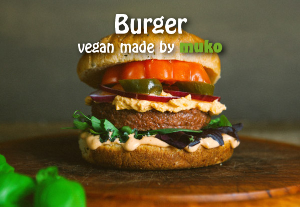 Muko Pinsa vegan Burger